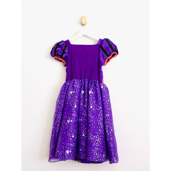 NEW! Minnie Mouse Disney Witch Halloween Dress Cosplay Costume Purple SZ 9-10 Y - Picture 5 of 10